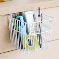 欧润哲 挂篮 2只装多功能办公室抽屉挂篮 寝室厨柜杂物小置物架 儿童玩具收纳篮