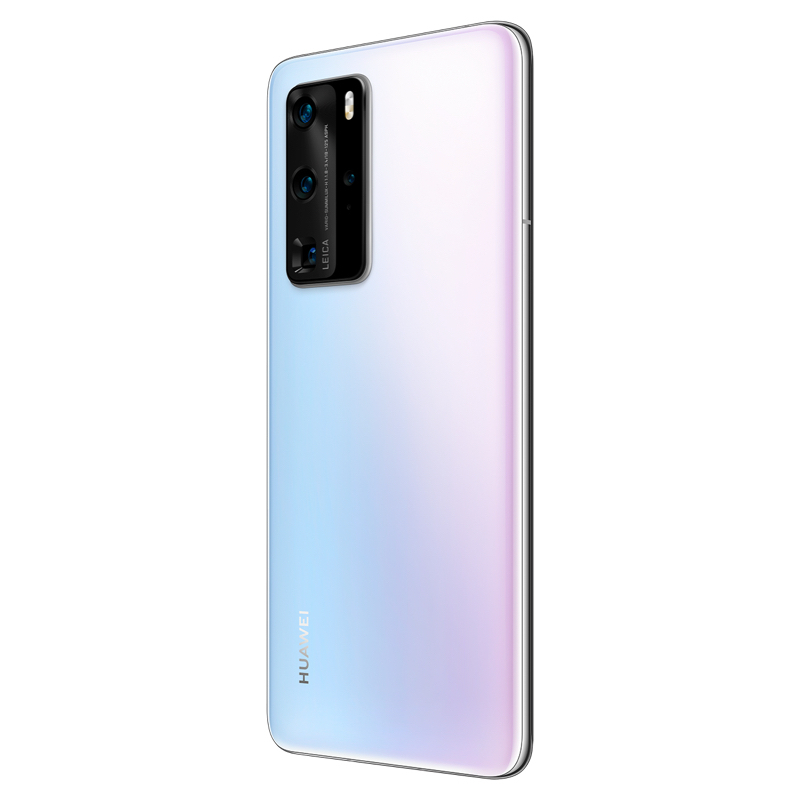 华为/HUAWEI P40 Pro 8GB+512GB 零度白 麒麟990 5G SoC芯片超感知 徕卡四摄 50倍数字变焦 四曲满溢屏 移动电信联通5G全网通手机
