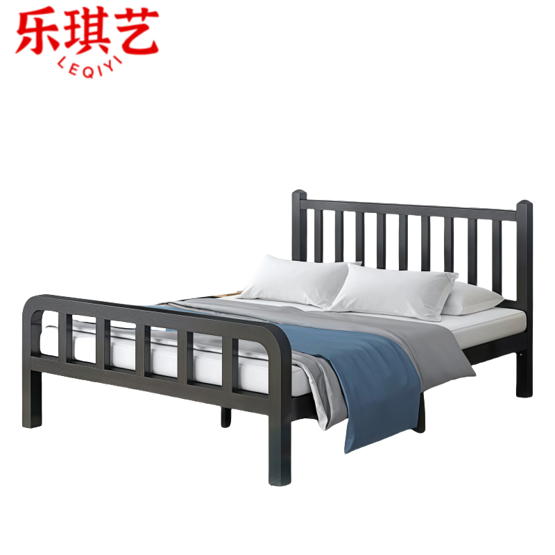 乐琪艺铁架床135*200*94cm张高清大图