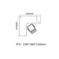 绵冠MIANGUAN职员位屏风办公桌职员办公桌简约现代电脑桌员工桌