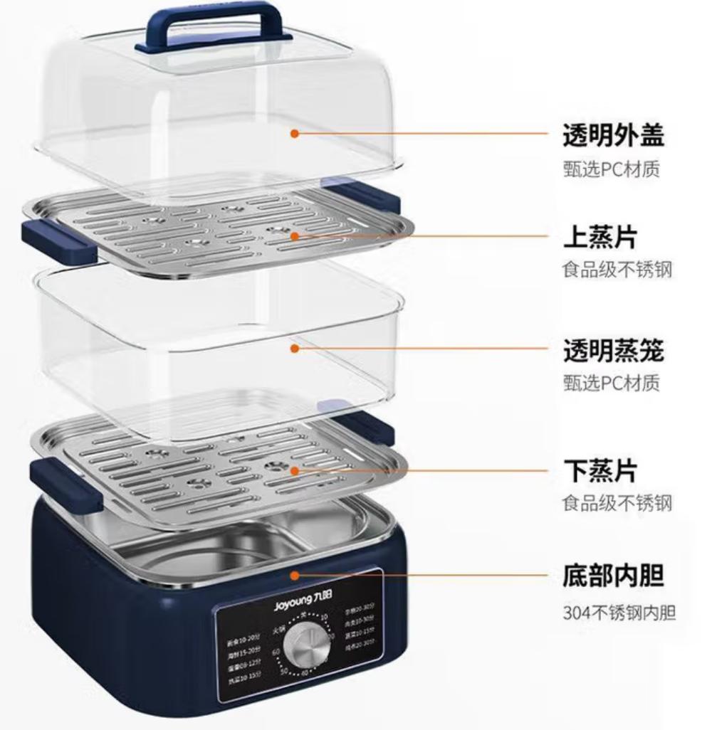 九阳电蒸锅 DZ100HG-GZ666高清大图