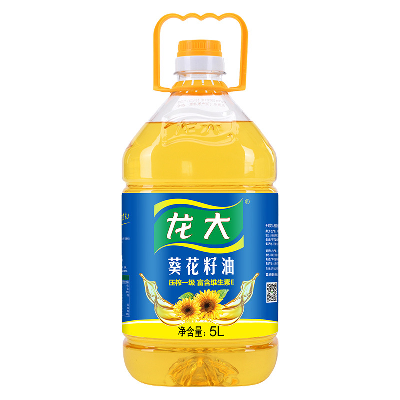 龙大 压榨一级葵花籽油5L