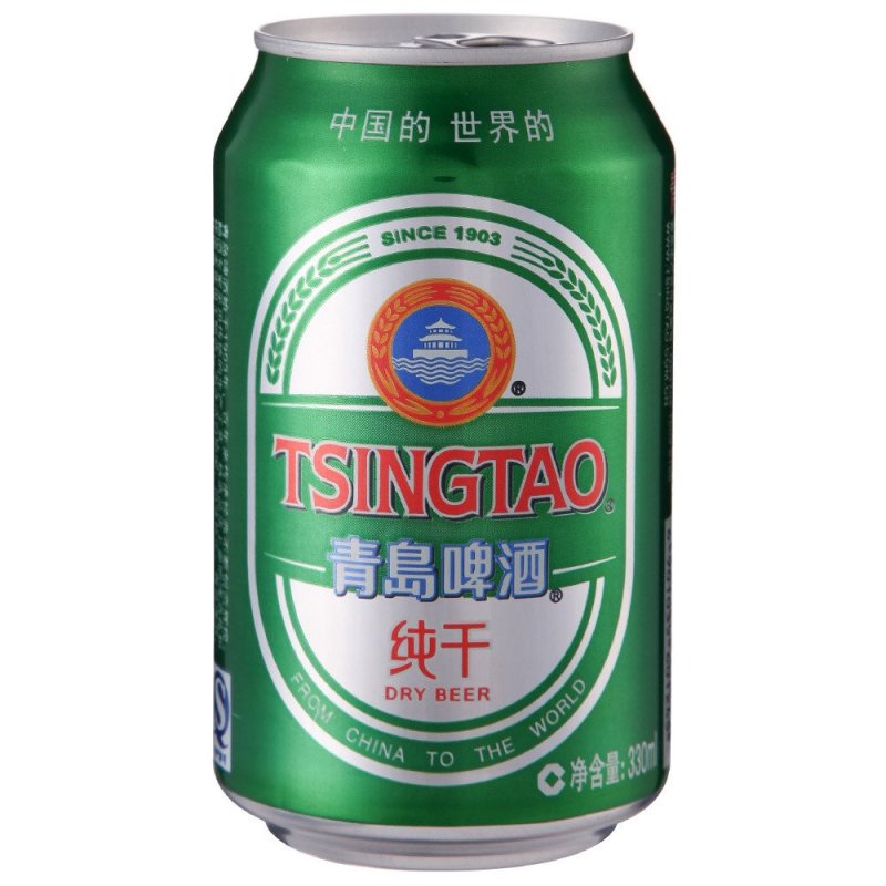 青岛啤酒 纯干(10度)330ml*24罐