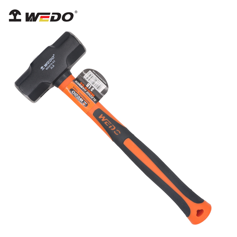 维度（WEDO）WD678-20 包塑柄八角锤 碳钢 20磅（20lb）方头锤 重型手锤高清大图