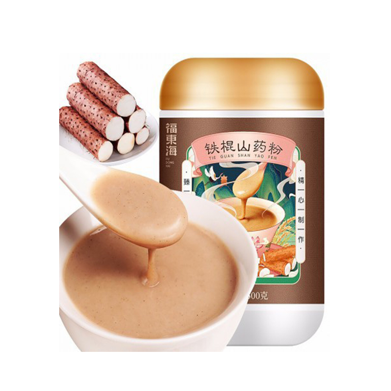 福东海 铁棍山药粉500克[纯怀山药]焦作淮山药即冲山药干即饮可搭养胃食品粥代餐粉熟粉营养早餐粉养生滋补