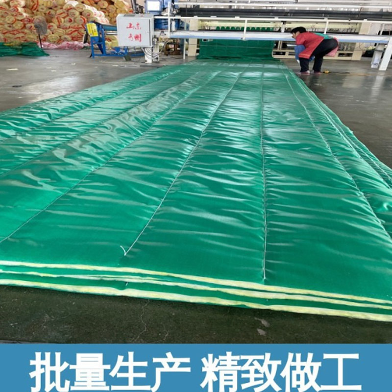 保温阻燃棉被10*6M 三防布厚度3cm四周防风扣 带报告 单件装(2件起做)高清大图