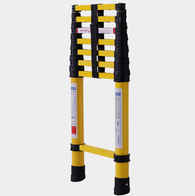 博铭达BMD-YGT-2.5米 绝缘伸缩鱼竿梯 玻璃钢绝缘梯 电工用梯 绝缘安全梯高清大图