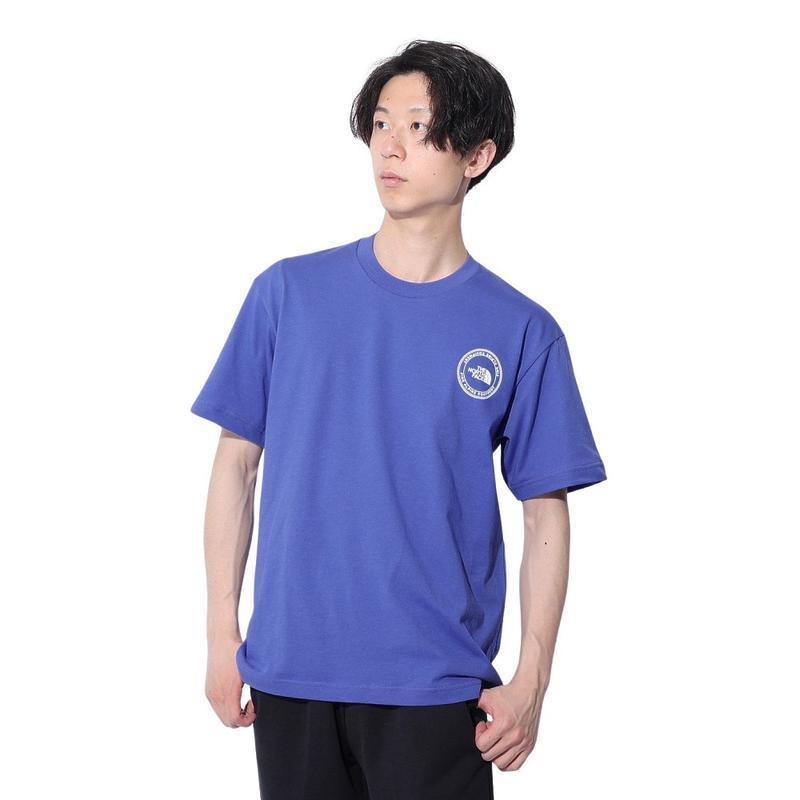 THE NORTH FACE/北面运动速干男款短袖T恤简约Logo棉涤纶拼接弹力