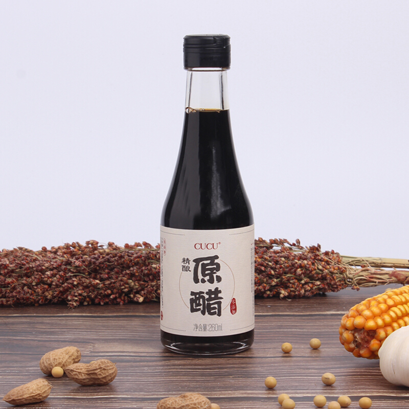 CUCU 醋 精酿6度原醋260ml 山西陈醋 固态发酵