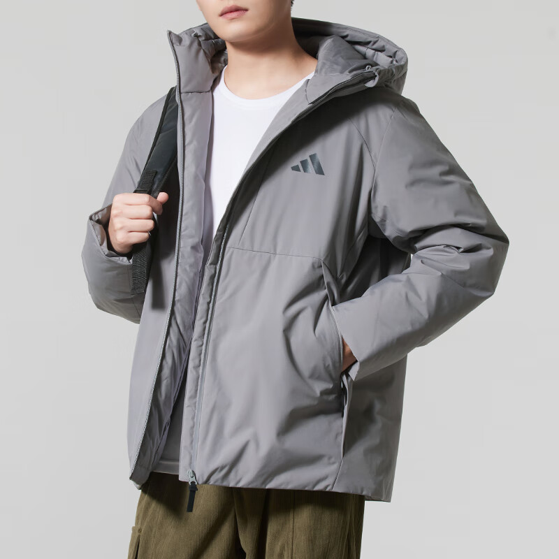 阿迪达斯(adidas)男装新款运动服潮流时尚保暖休闲羽绒服外套KH3993 ZP高清大图