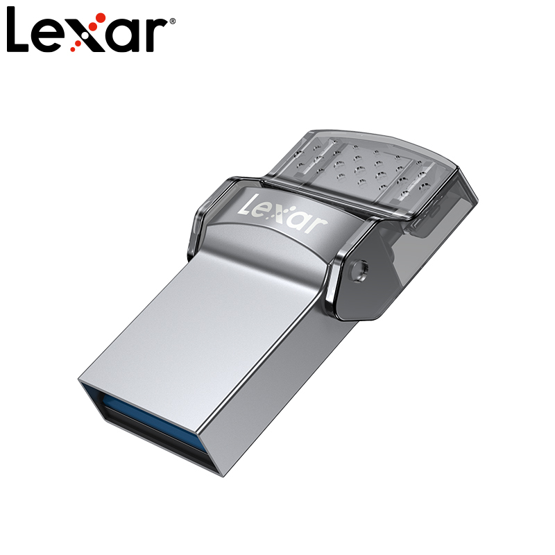 雷克沙(Lexar)D35C U盘 128GB 高速USB3.0与TypeC双接口安卓手机电脑两用优盘读速100MB/s