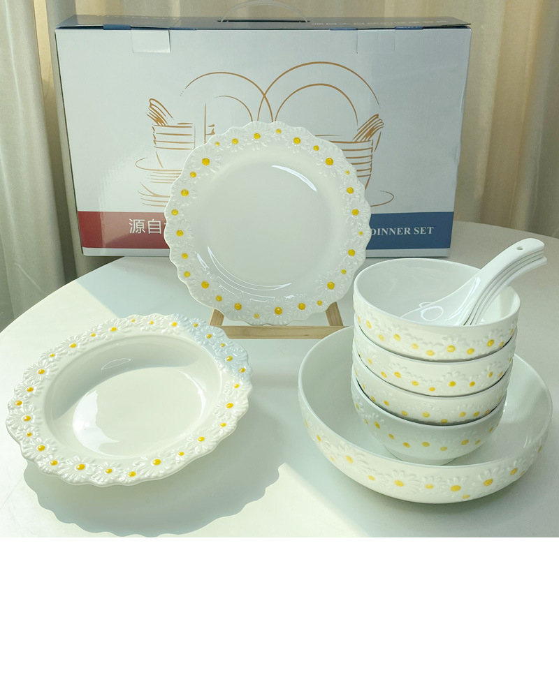 梵澜狸小雏菊餐具套装TA96 套高清大图