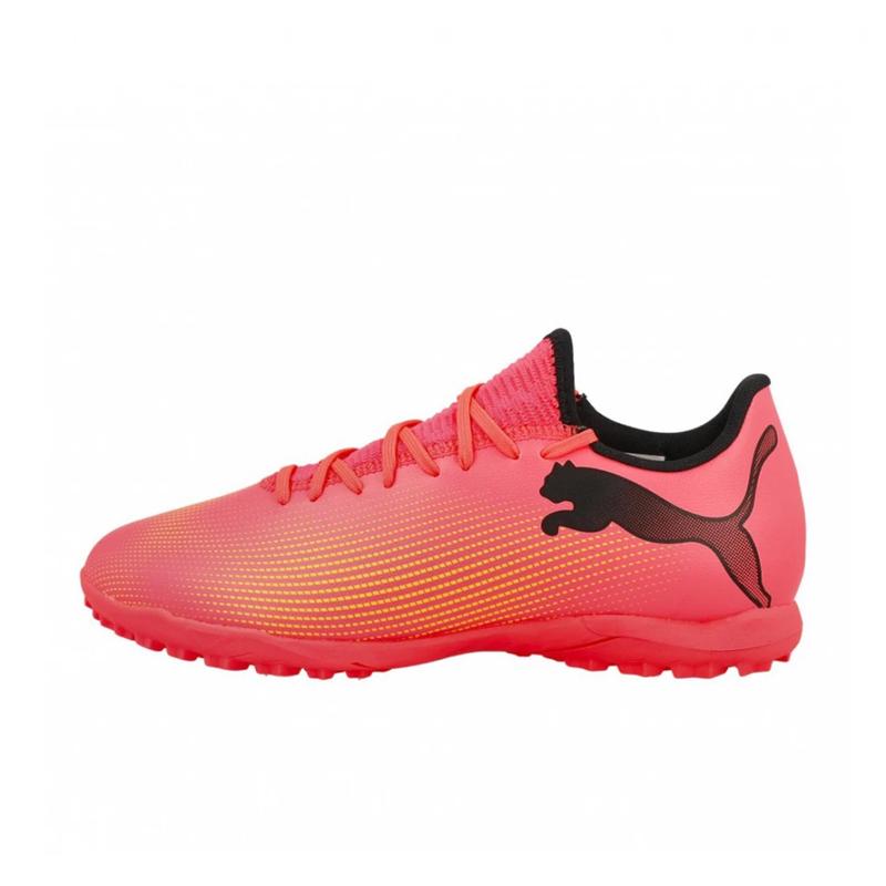 彪马(Puma)男综合训练鞋轻量透气防滑多钉硬地人工草足球鞋2024新 Pink_×_Black 41