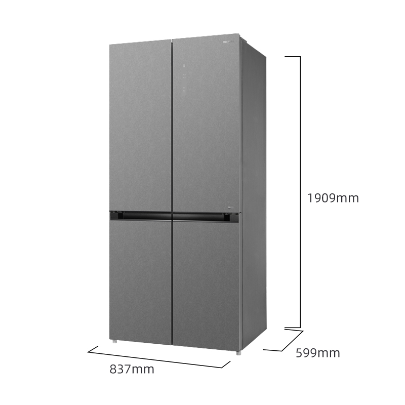 美菱冰箱 BCD-507WP9BTZ丝蕴灰高清大图