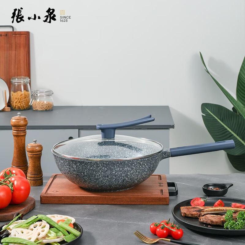 张小泉花岗岩不粘炒锅C31810100高清大图