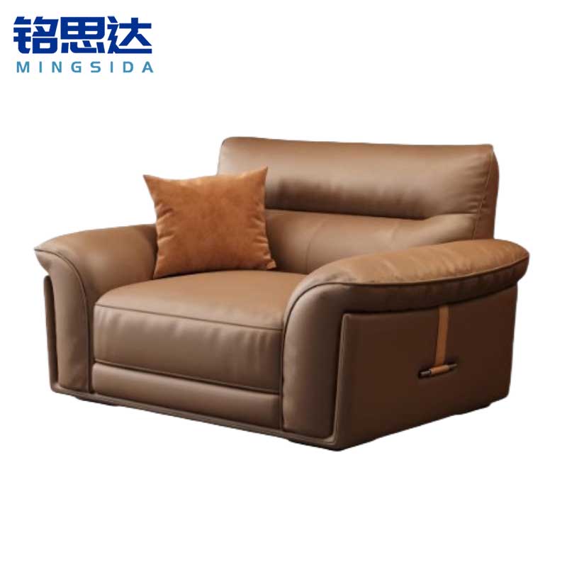 铭思达皮艺沙发单人位张高清大图