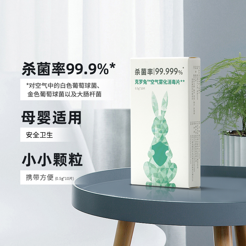 小歆空气杀菌泡腾片配合雾化杯使用家用车载高清大图