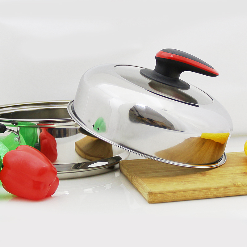 蒸锅高盖不锈钢家用盖子锅盖鼎盖铁锅盖炒锅铁锅盖锅盖