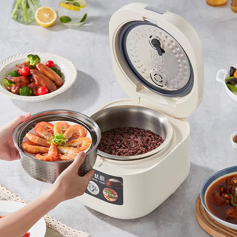 荣事达纯钛电饭煲家用小型3到4人多功能0涂层低糖米汤分离电饭锅高清大图