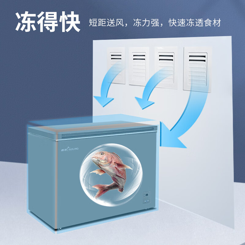 风冷无霜】商用冰柜家用冷柜风冷无霜小型低温冷冻深冷速冻>800_800