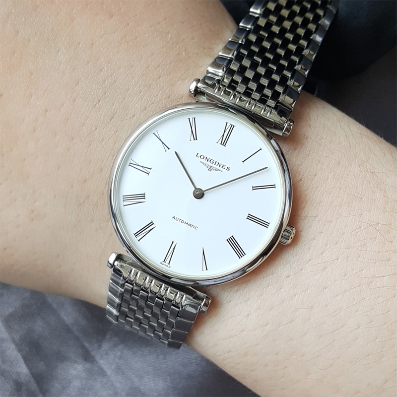 正品浪琴longines优雅自动机械34mm女表约175cm95新