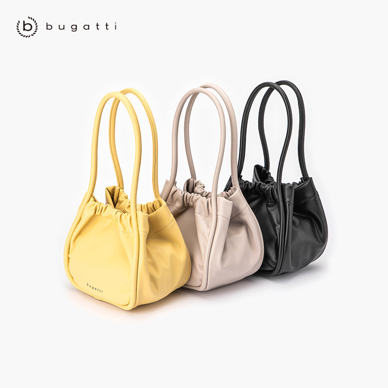 bugatti 新款褶皱云朵包2022小众品牌轻奢女包高级洋气手提饺子包