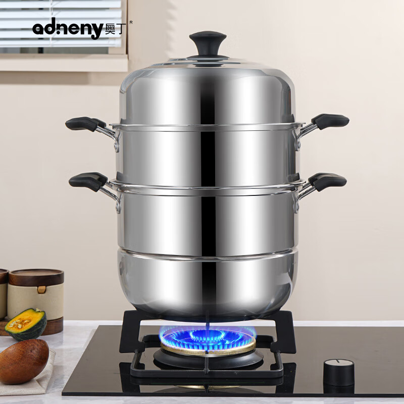 奥丁福临门 多用三层蒸锅AS-515 本色 3层 32cm