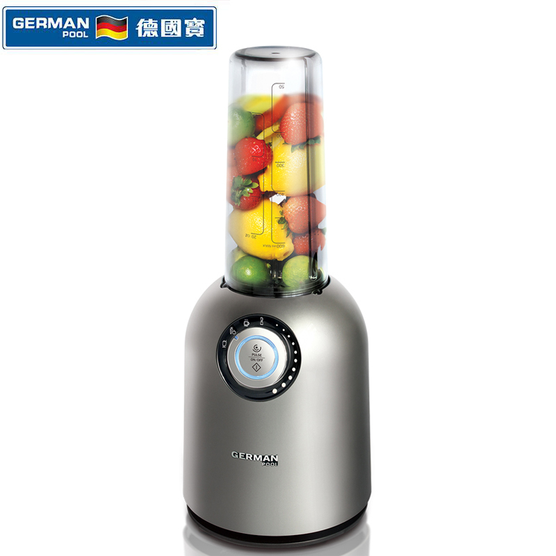 德国宝(German Pool) PRO-M1 破壁机 家用多功能迷你型高速料理机婴儿辅食机银灰