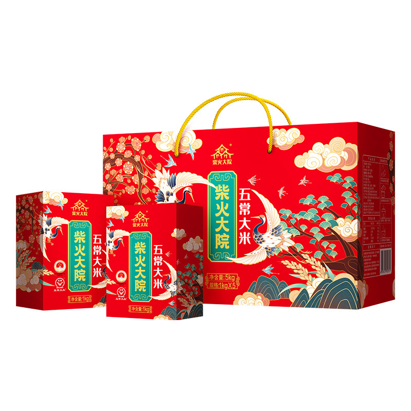 柴火大院 5kg 五常大米 礼盒高清大图