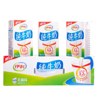 伊利纯牛奶250ml*24盒无菌砖整箱成人/学生早餐牛奶 包邮
