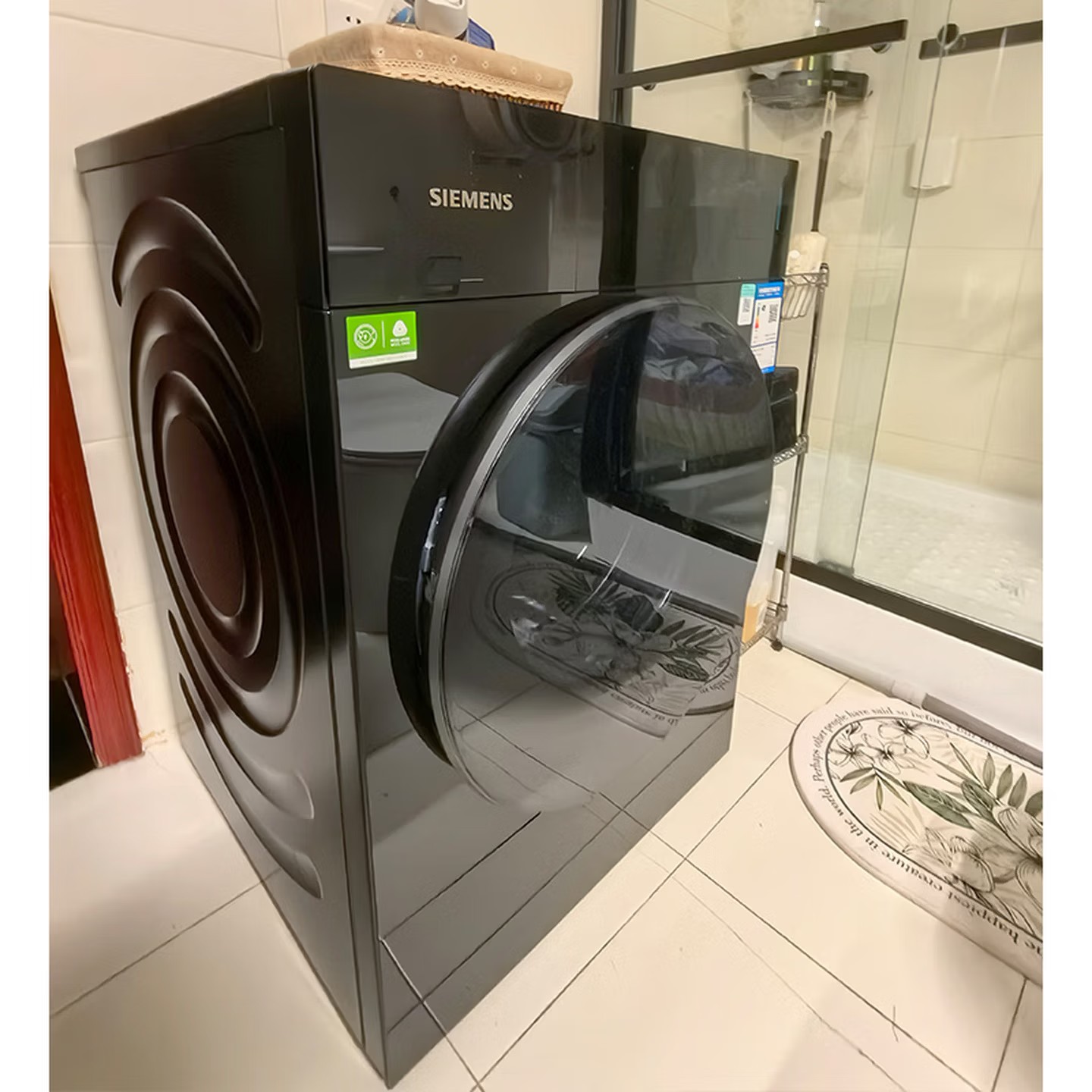 西门子WG54M7D20W 包豪斯超氧纯平全彩界面 10公斤变频滚筒[单洗衣机]高清大图