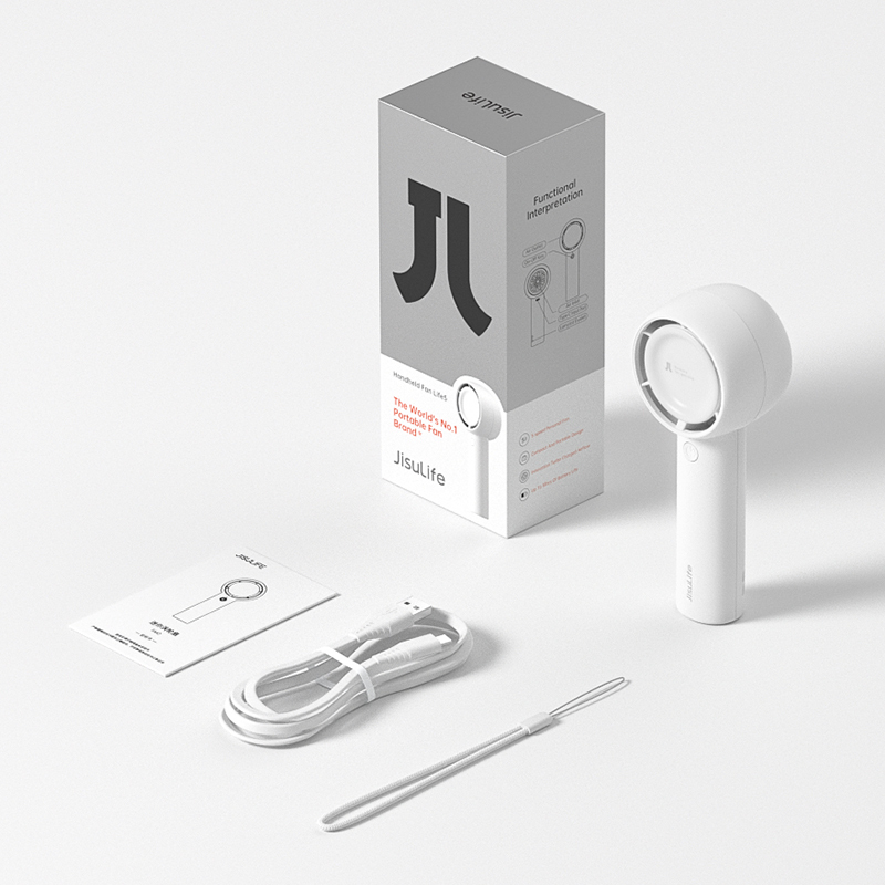 几素 迷你涡轮扇Handheld Fan Life5(FA42)-2000mAh 白色(单位:台)高清大图