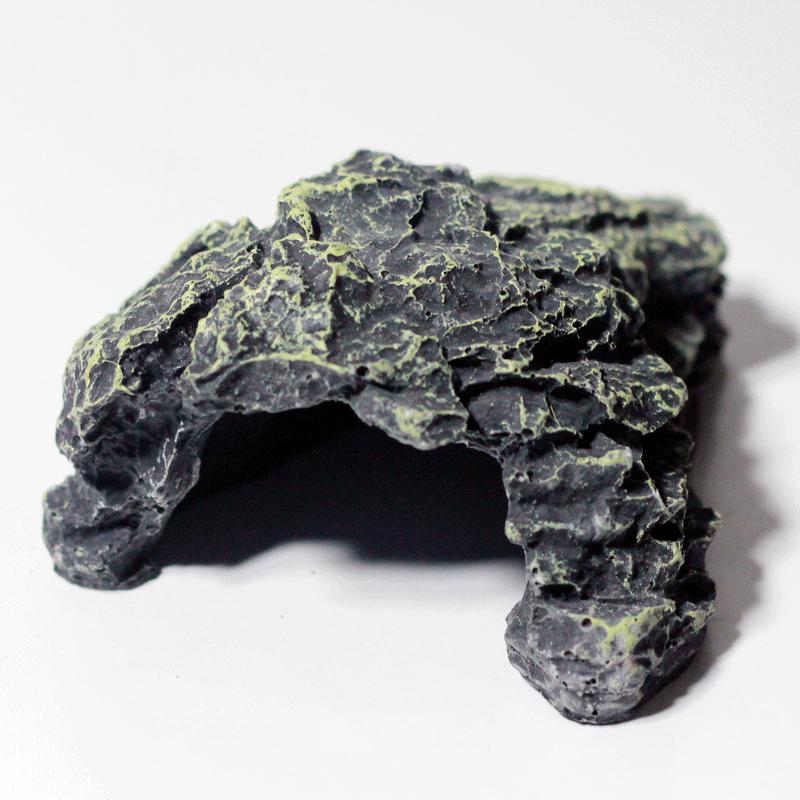 仿真石头 晒台 龟洞 鱼缸龟缸乌龟小鱼躲藏 乌龟爬虫晒台洞穴 小石洞8*7*4.5 默认尺寸
