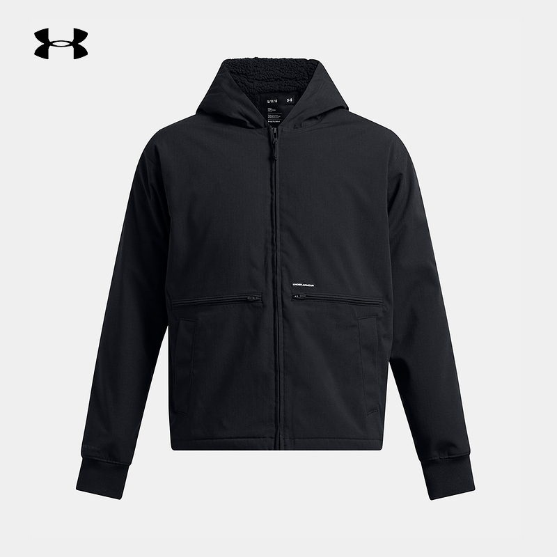 安德玛(under armour) 秋Expanse男子抓绒户外运动夹克 1387568-001
