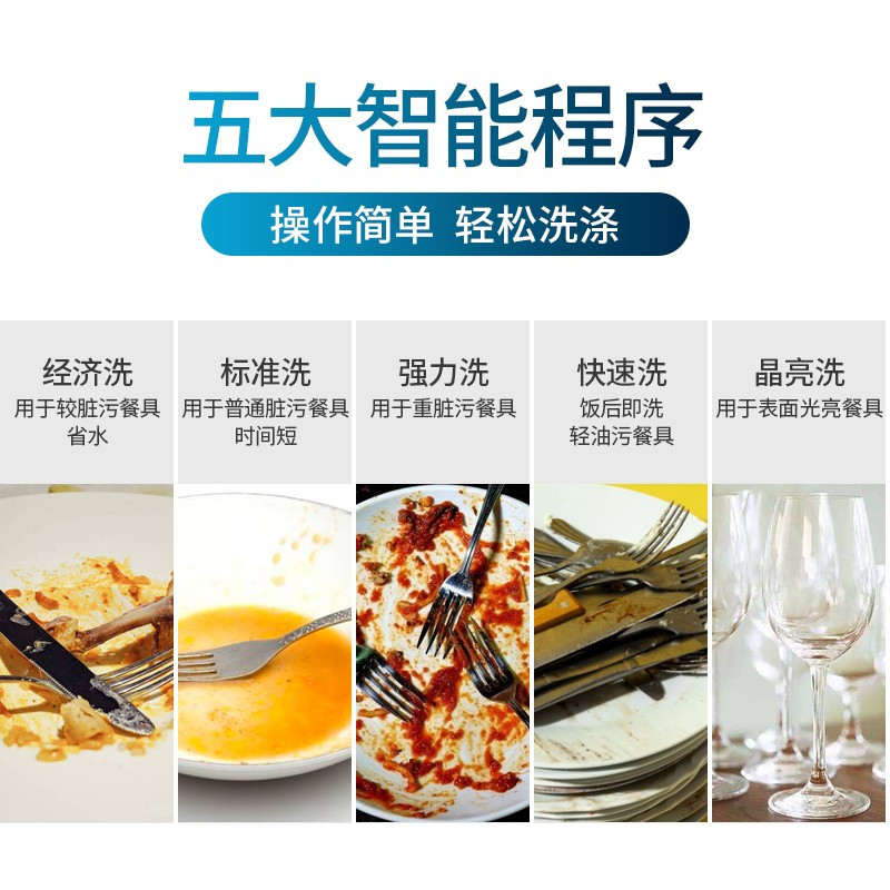 科勒(KOHLER)台式洗碗机 家用小型台上全自动洗碗机 热风烘干紫外线除菌35分钟速洗 4套免安装 K-29973T