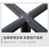 尔迈 屏风隔断办公桌椅组合 职员桌员工桌电脑桌办公桌组合卡位办公员工位 十字型 四人位 标准