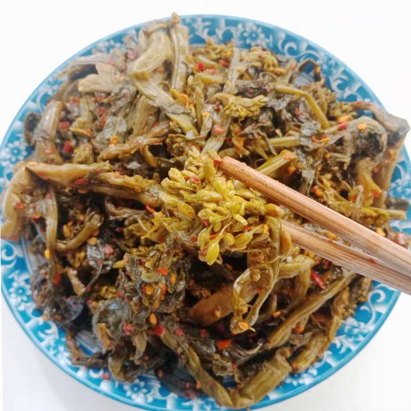 酸菜云南油菜花腌菜酸菜500g正宗临沧特产酸菜咸菜下饭菜调料视频