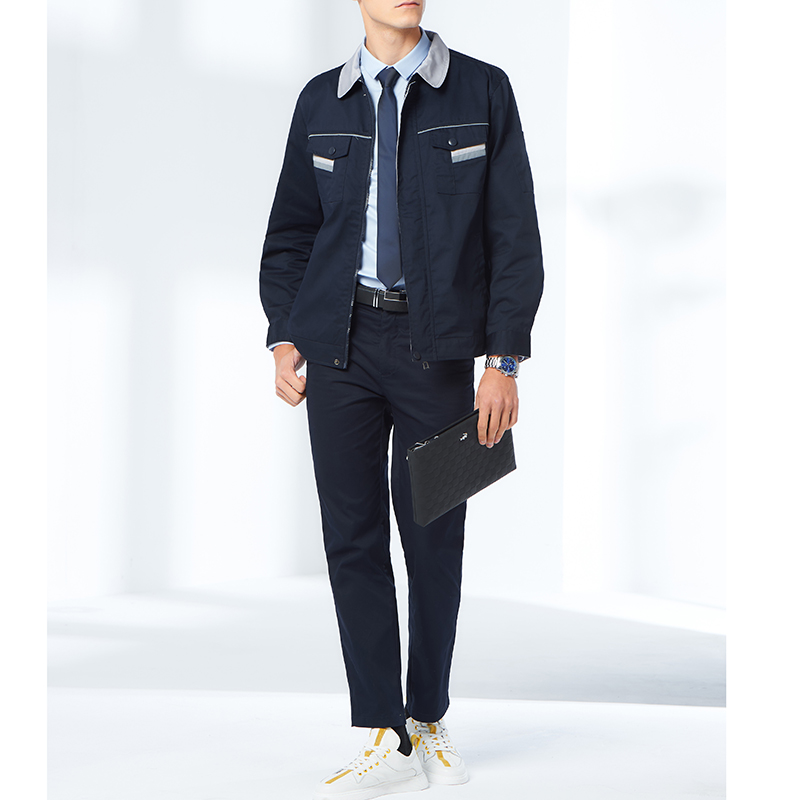 天鸣TMDKC2401 防静电春秋工作服 劳保服 源头工厂 可定制 M-4XL 套高清大图
