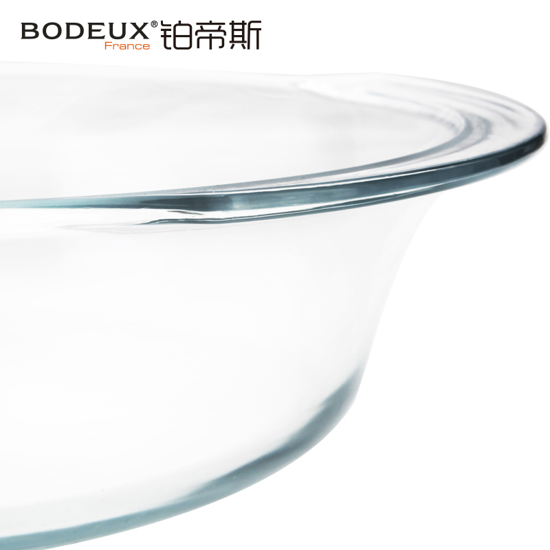 铂帝斯BODEUX 玻璃烤盘 水果沙拉盘焗饭洗菜盆高硼硅耐热烘焙微波炉