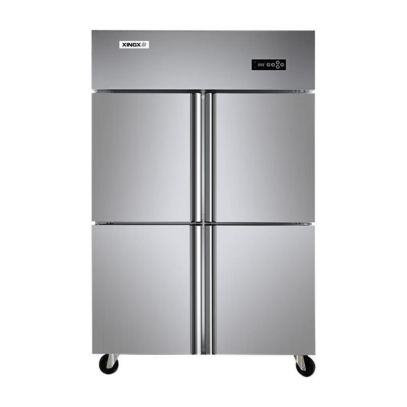 星星BC-860FA四门全冷藏冰箱860升商用风冷铜管立式冰柜冷藏冷冻饭店厨房学校食堂保鲜设备后厨专用风冷无霜