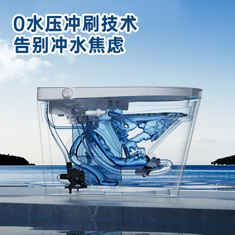 惠达(HUIDA)-ET666白卫士系列 卫浴智能马桶家用全功能一体座便器高清大图