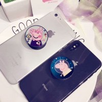 适用神器手机通用气囊支架创意可伸缩粘黏手机扣多功能指环扣卡通