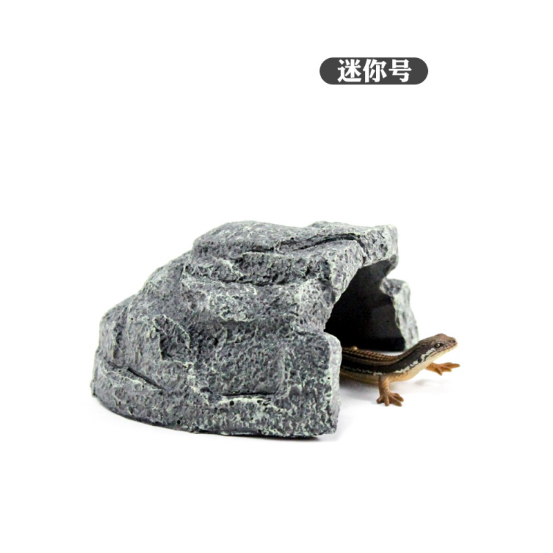 陆龟躲避洞穴躲避屋爬虫箱龟箱造景小龟屋乌龟晒台爬坡爬宠乌龟窝高清大图