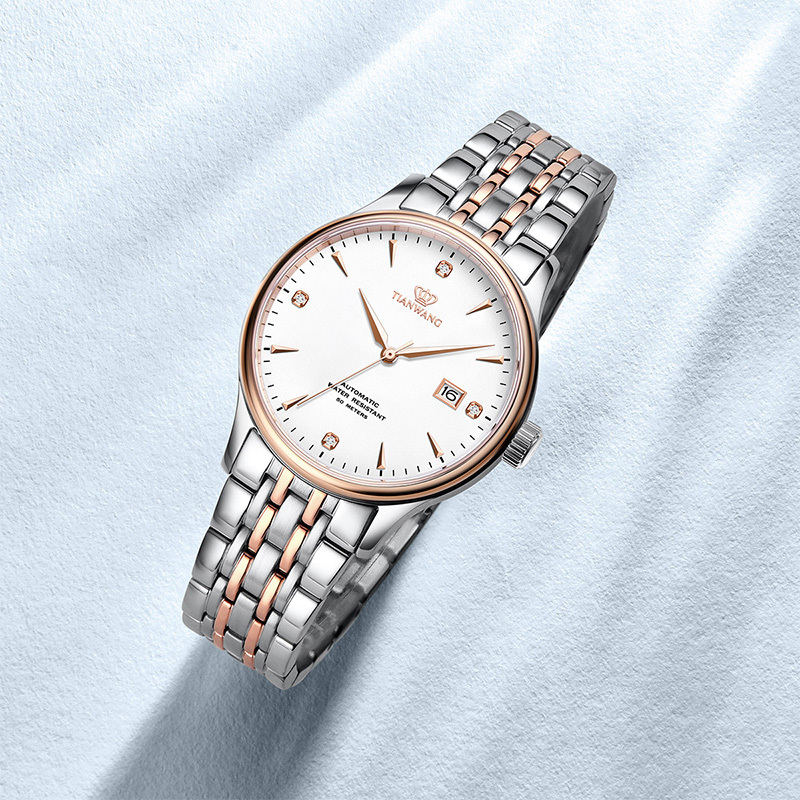 支持后盖定制刻字服务天王手表女经典防水自动机械表时尚休闲女士手表