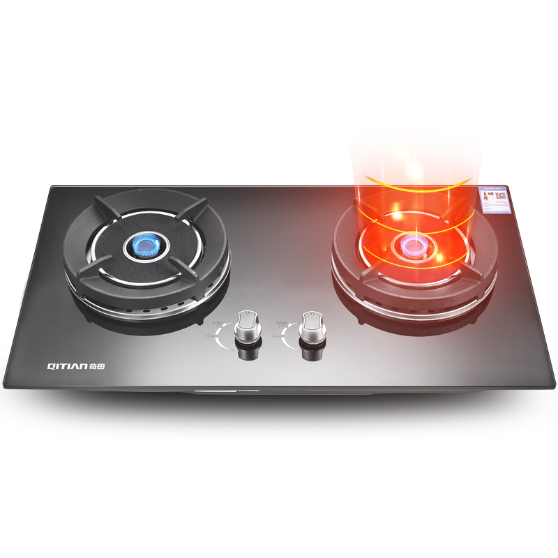 奇田qitianjzta3红外线台式嵌入式燃气灶煤气炉双炉天然气灶具