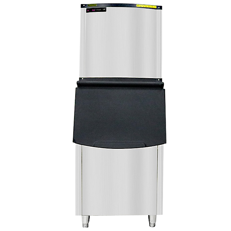 lecon/乐创洋博 380kg830磅分体式方冰商用制冰机 奶茶制冰机 家用全自动大制冰机刨冰 奶茶店设备高清大图