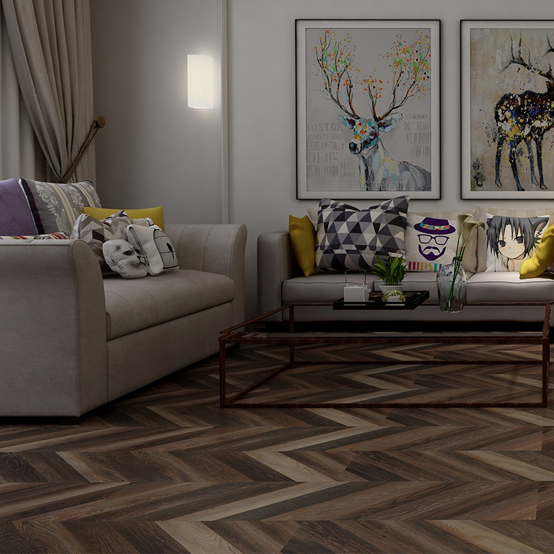 圣象地板f4星环保强化复合个性鱼骨纹拼花地暖锁扣木地板ndy7036参数