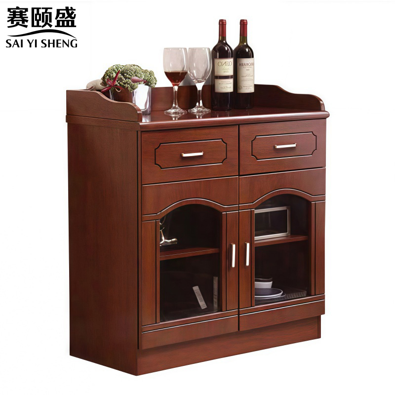 赛颐盛实木矮柜茶水柜1200*400*850mm台高清大图