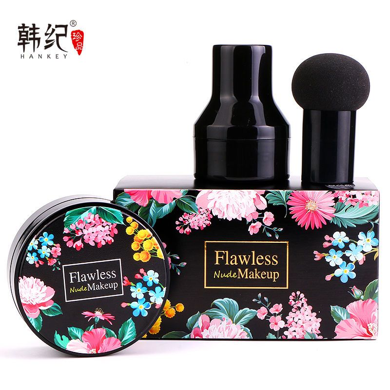 韩纪小蘑菇头气垫cc棒 轻薄遮瑕隔离粉底液蘑菇气垫bb霜 象牙色 单盒蘑菇头气垫【20g】