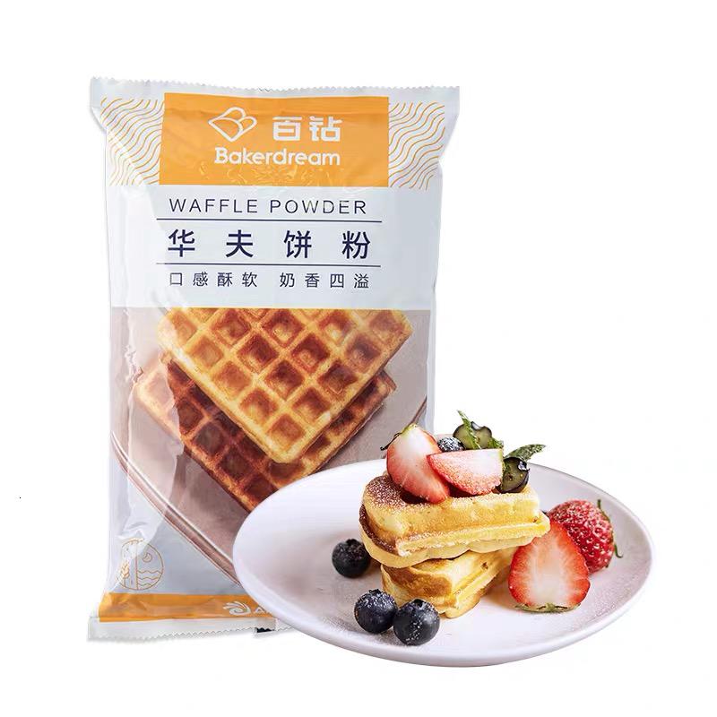 苏宁宜品×百钻 家用华夫饼粉 2斤/袋 松饼粉早餐煎饼铜锣烧 家用烘焙高清大图